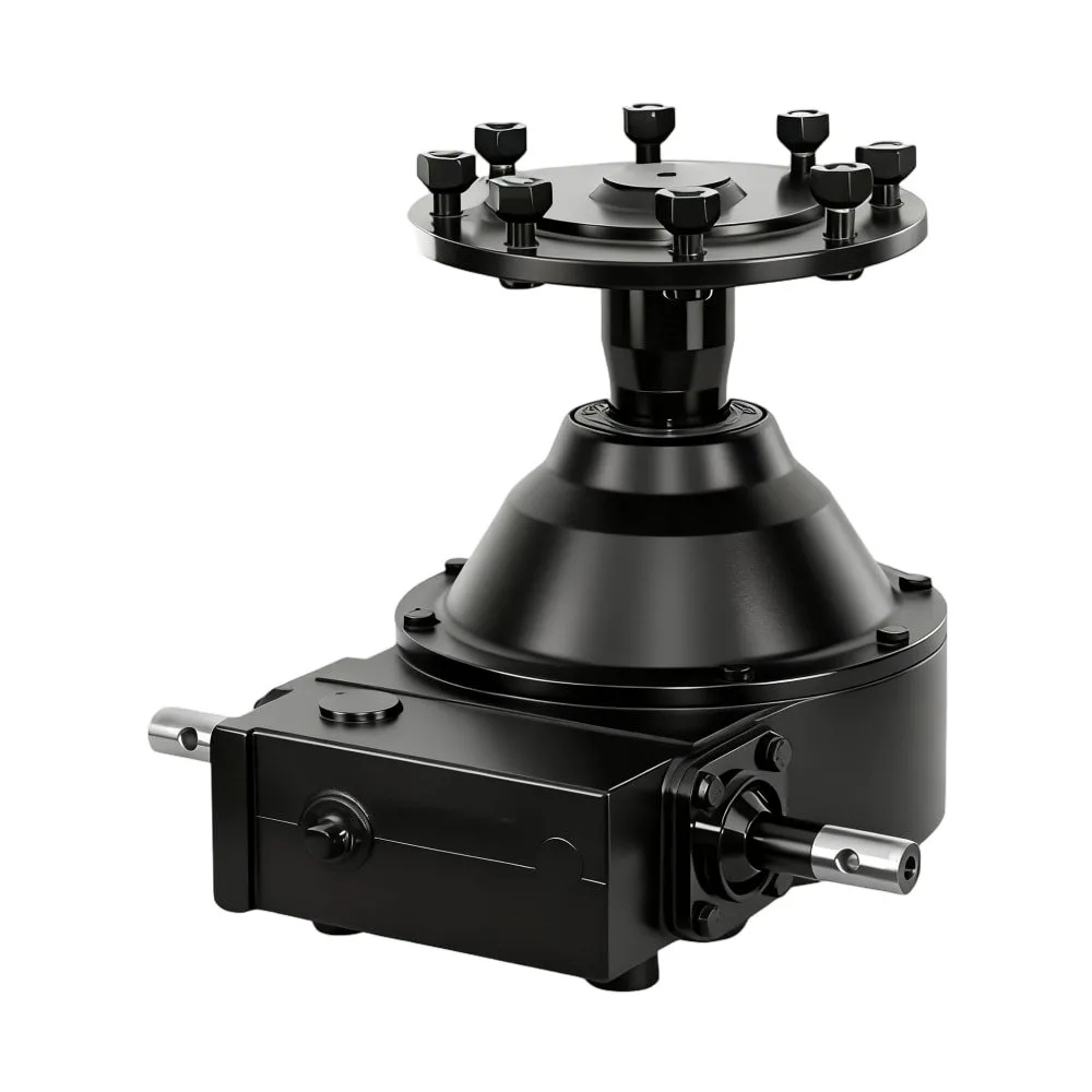 W7786 / A1339-7786 center pivot irrigation gearbox, 52:1 gear ratio, 53KG weight, exact-fit aftermarket replacement for Durst wheel drives.