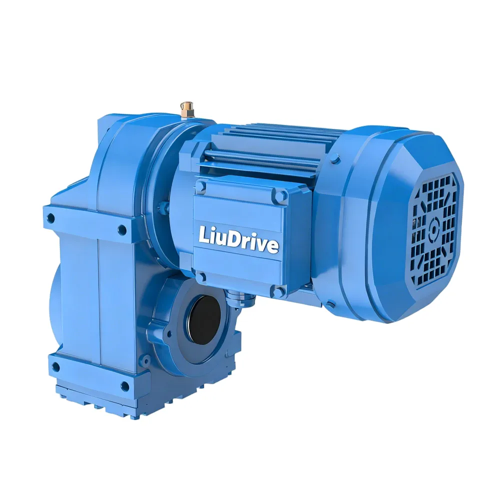 LiuDrive F Series Parallel Shaft Helical Gearmotor. Manufactured in China for wholesale.