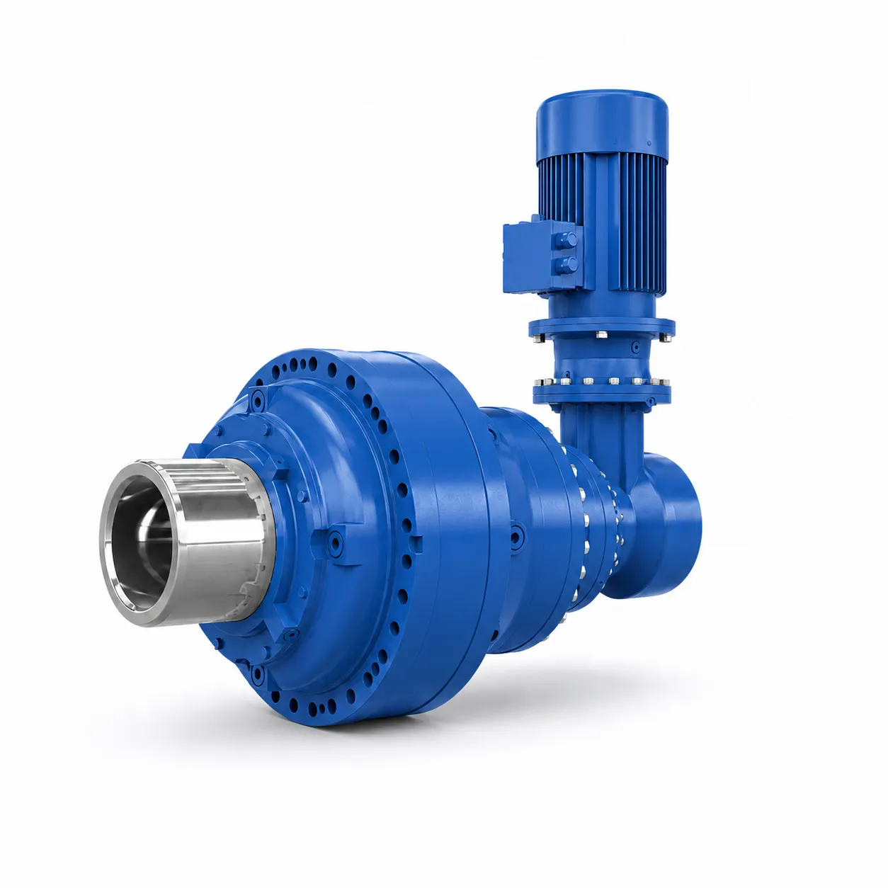 Heavy duty planetary gearmotor compatible with Rossi planetary series for industrial high torque applications