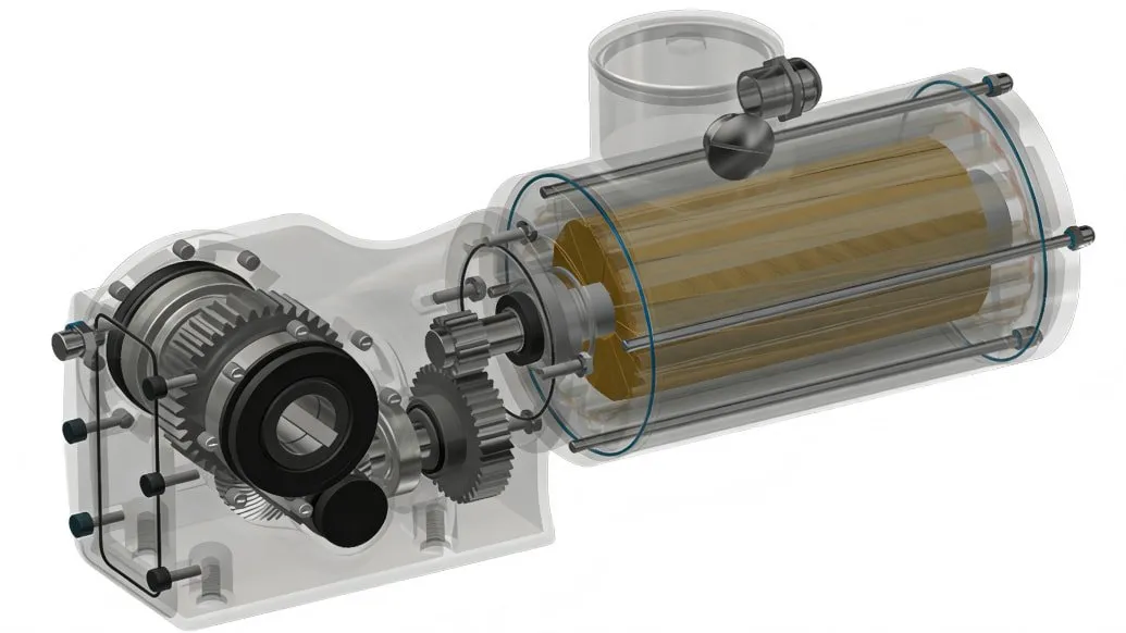 liudirve stainless steel gearmotor internal