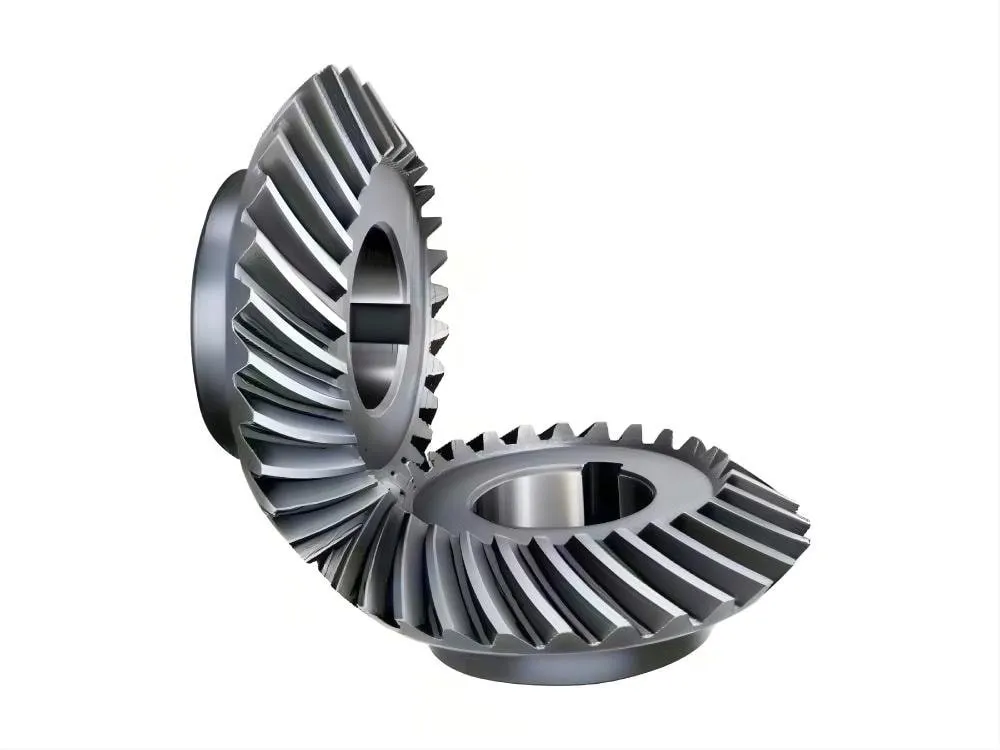 Custom-matched spiral bevel gear sets for right-angle drives. Reverse-engineered by LiuDrive with guaranteed precise tooth contact patterns to handle high torque with low noise.