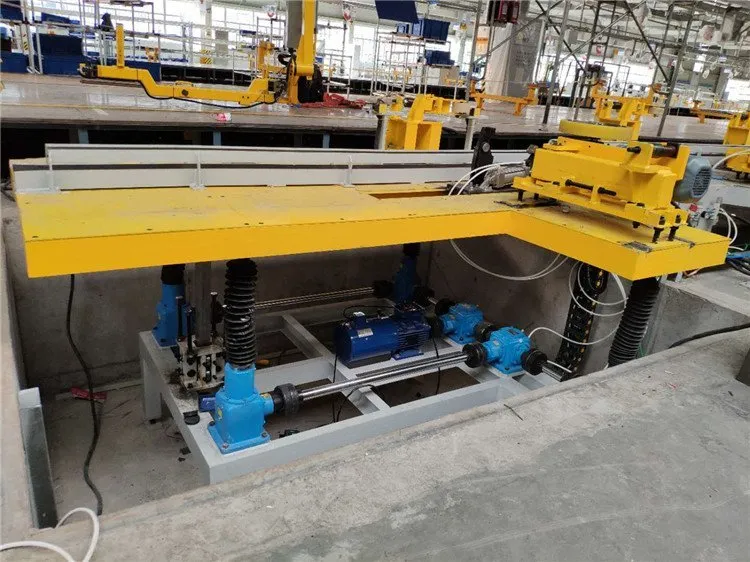 Heavy-duty Synchronized Screw Jack System for Automotive Inspection Fixture Lifting Platform.