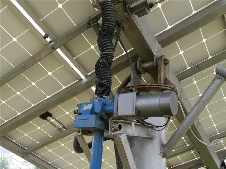 Durable Screw Jack Actuator for Solar PV Panel Angle Adjustment and Sun Tracking System.