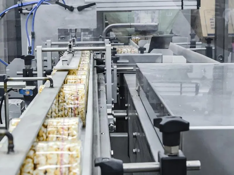 Hygienic stainless steel gearbox for food and beverage packaging lines. Features a washdown-ready, corrosion-resistant design ideal for 1:1 brand replacement.