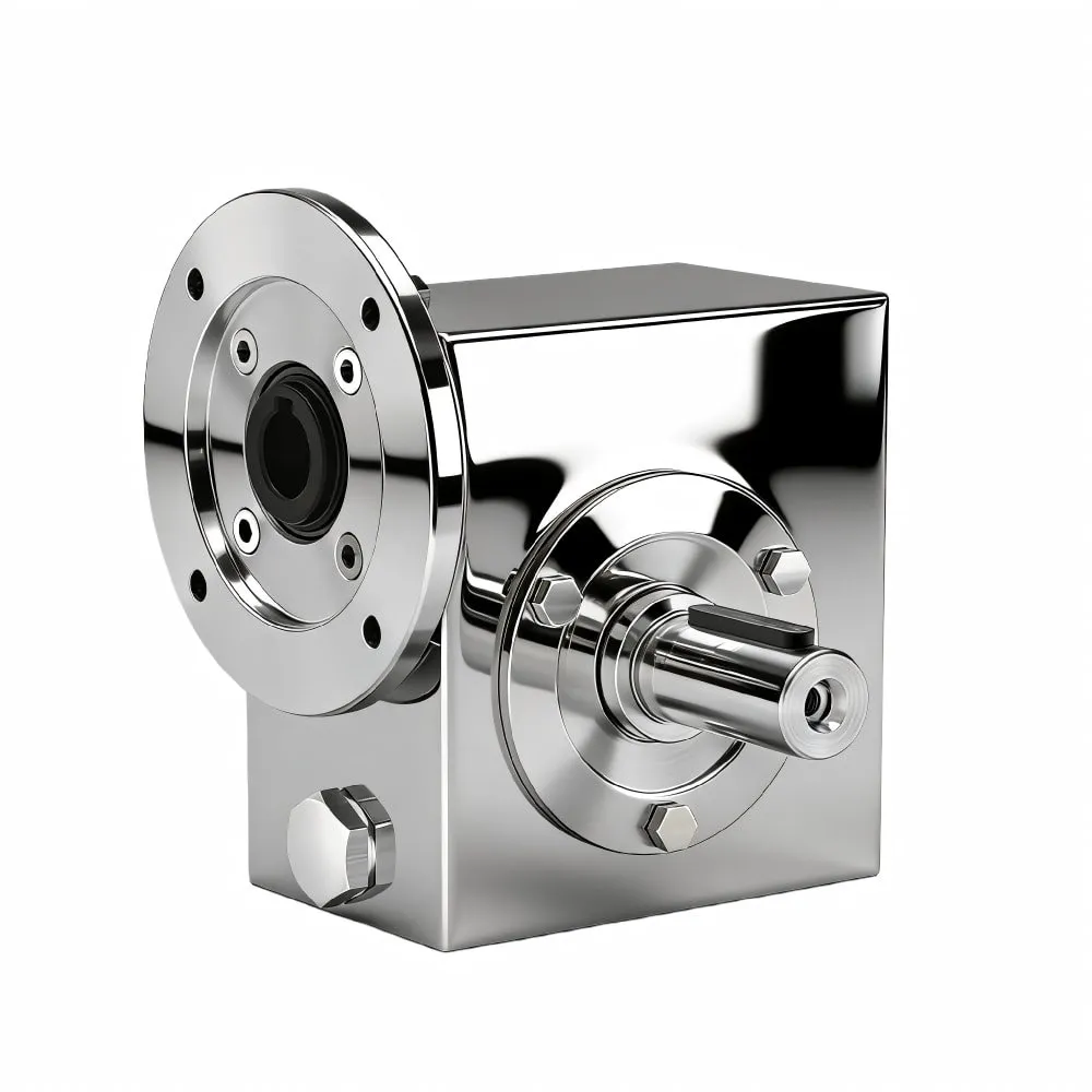 VFI Series Right Angle Stainless Steel Worm Gearbox - 1:1 Interchangeable with CLEAN-GEARTECH