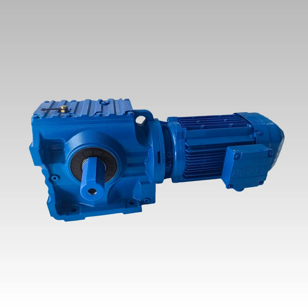 LiuDrive S Series Helical-Worm Gearmotor. Manufactured in China for wholesale. Dimensionally interchangeable with SEW Eurodrive S series